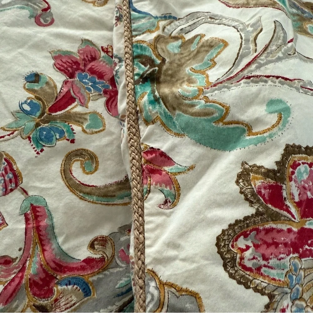 Lauren Ralph Laureni Antigua Paisley Twin Size Comforter 100% Cotton